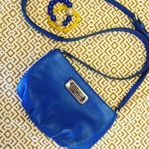 Small Blue Marc Jacobs Crossbody Purse